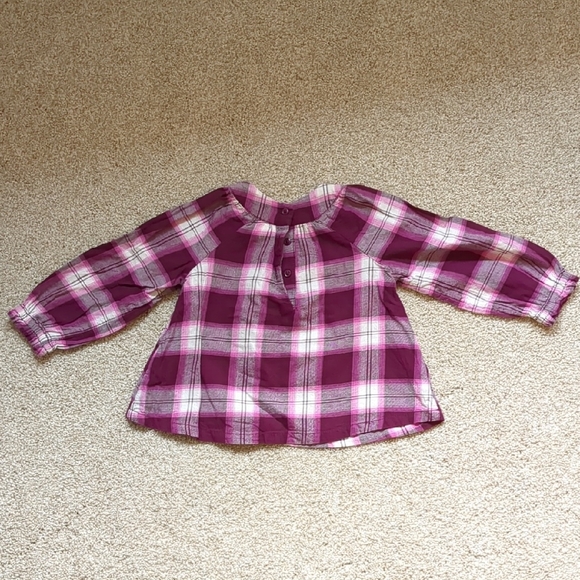 Plaid Top and Leggings Set - Purple - Picture 3 of 7